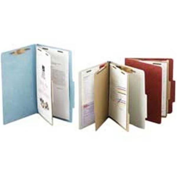 Acco Brands- Inc. ACC16024 Classification Folders- 2in. Exp- Legal- 1 Partition- Sky Blue, Acco, Mfr#: A7016024